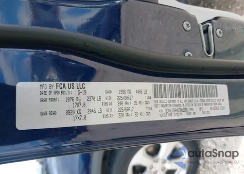 2019 Jeep Compass Latitude Fwd from USA, damaged, VIN 3C4NJCBB4KT802866